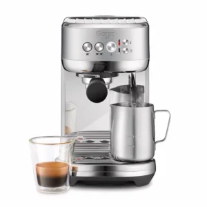 Sage Bambino Inox - Resultados de barista en casa. Cafetera espresso manual Sage Bambino acero inoxidable con vaporizador de leche profesional.